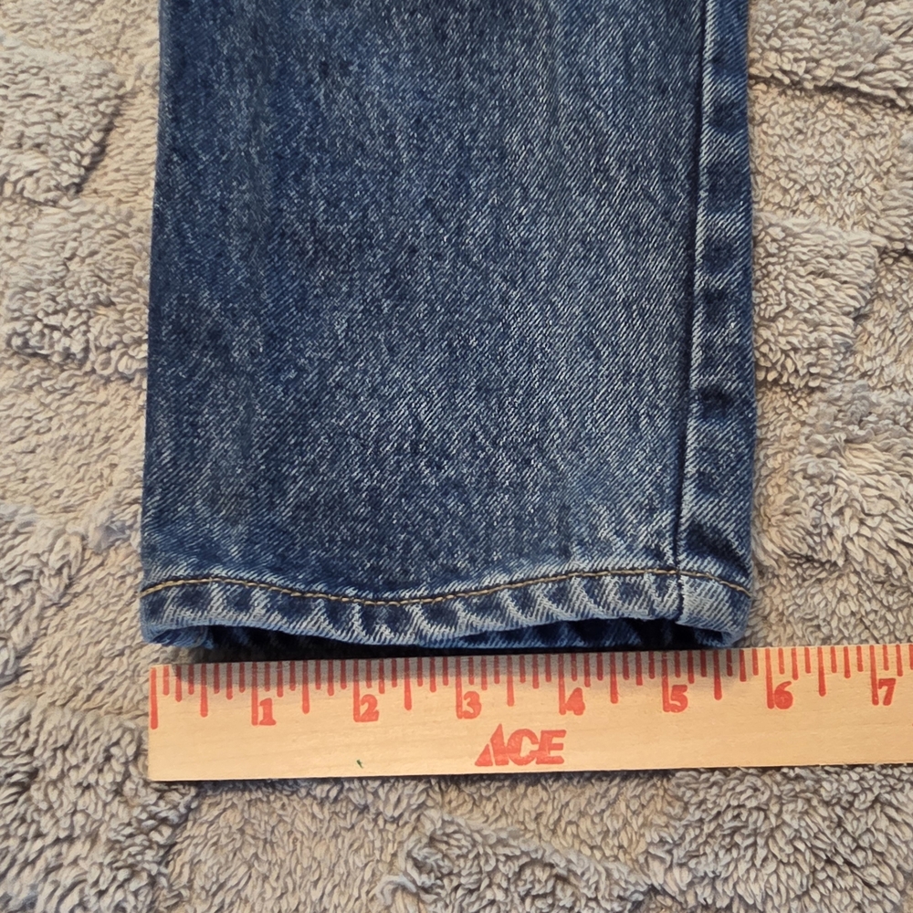 Vintage Lawman Jeans womans 5 cotton mom high rise Embroider made in Hong Kong - Picture 3 of 9